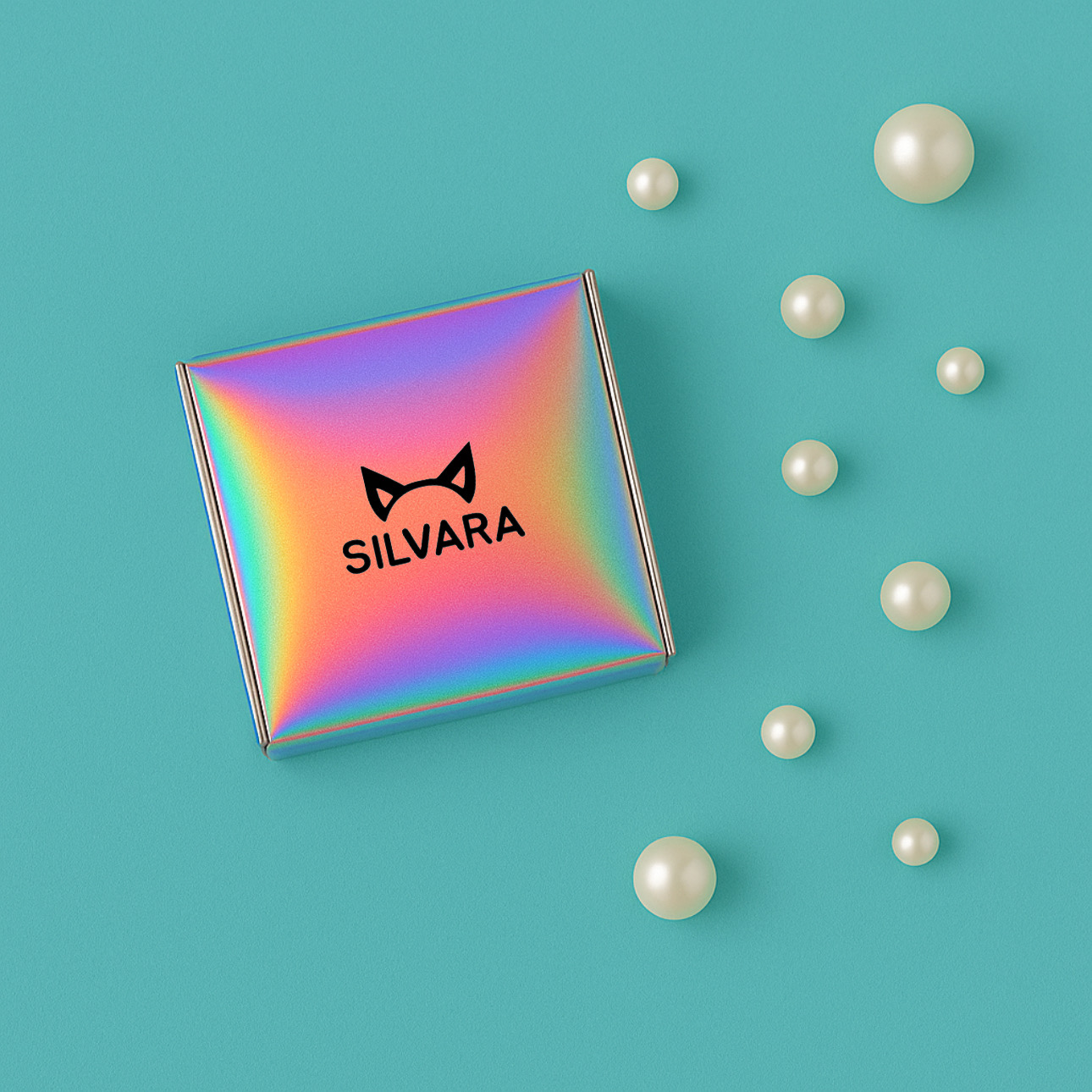 Голографическая коробочка Silvara