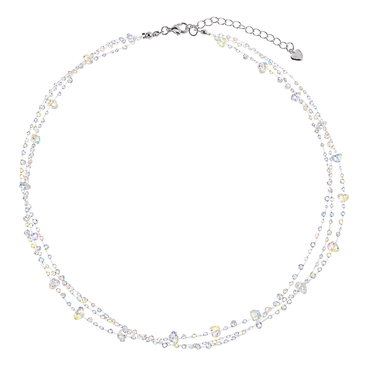 Чокер «Прозрачный с переливами»